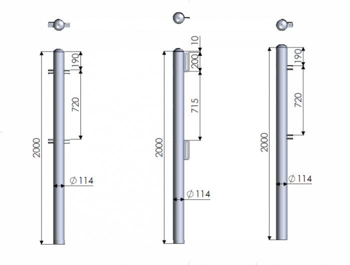 139x5mm Crush Posts